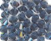 25 6mm Montana Blue Swarovski Bicone Beads